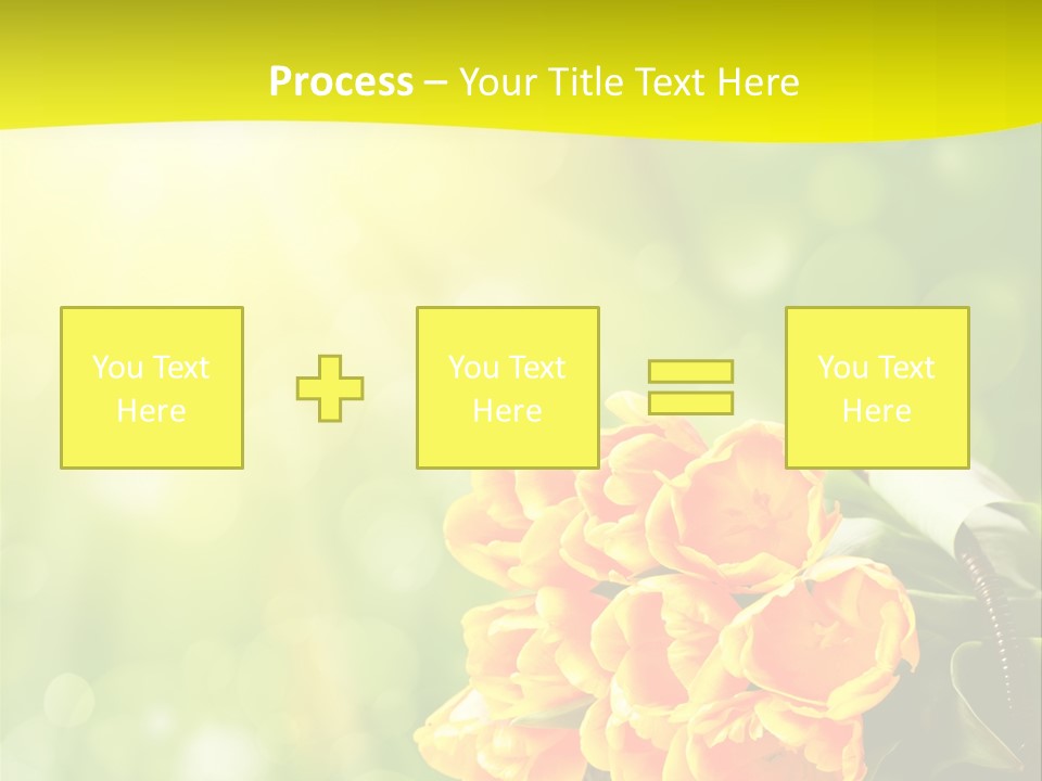 Feiertage Liebe Strau PowerPoint Template