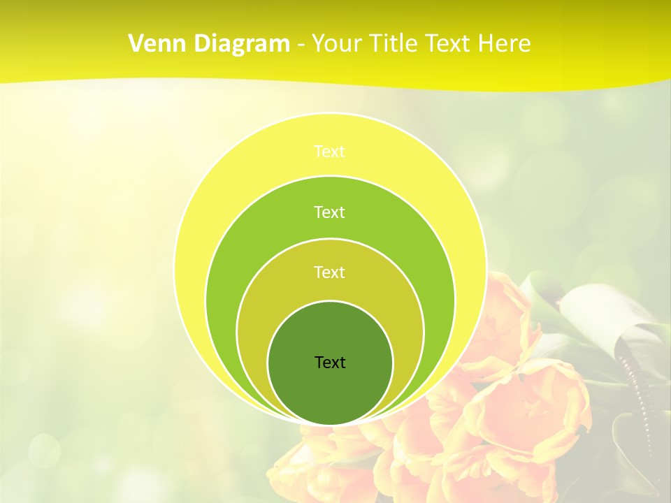 Feiertage Liebe Strau PowerPoint Template