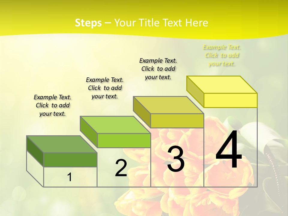 Feiertage Liebe Strau PowerPoint Template