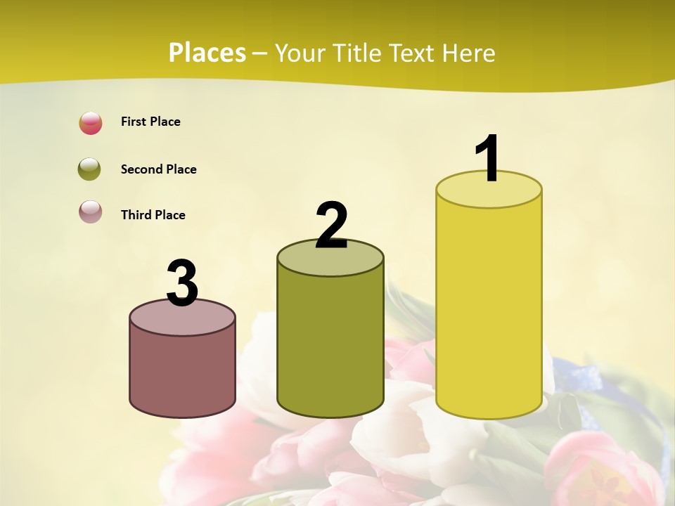 Tulpe April Dekorativ PowerPoint Template