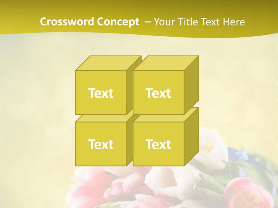 Tulpe April Dekorativ PowerPoint Template