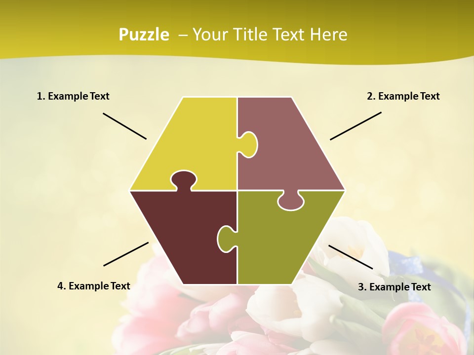 Tulpe April Dekorativ PowerPoint Template