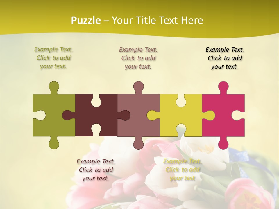 Tulpe April Dekorativ PowerPoint Template