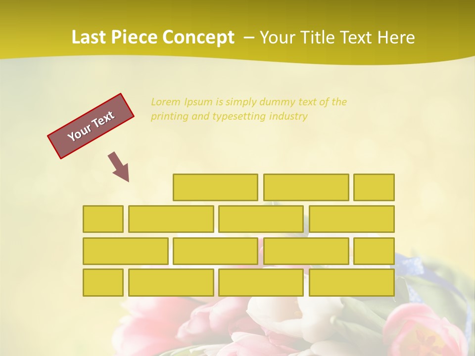 Tulpe April Dekorativ PowerPoint Template
