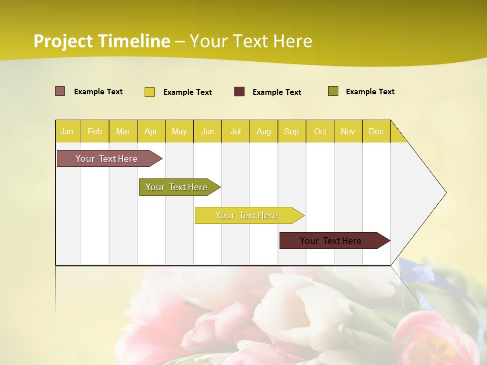 Tulpe April Dekorativ PowerPoint Template
