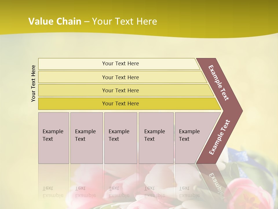 Tulpe April Dekorativ PowerPoint Template