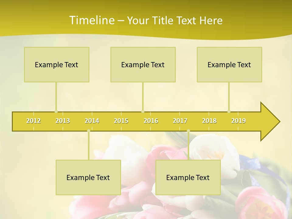 Tulpe April Dekorativ PowerPoint Template