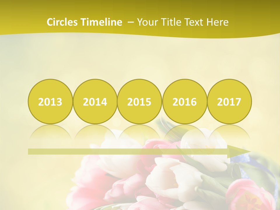 Tulpe April Dekorativ PowerPoint Template