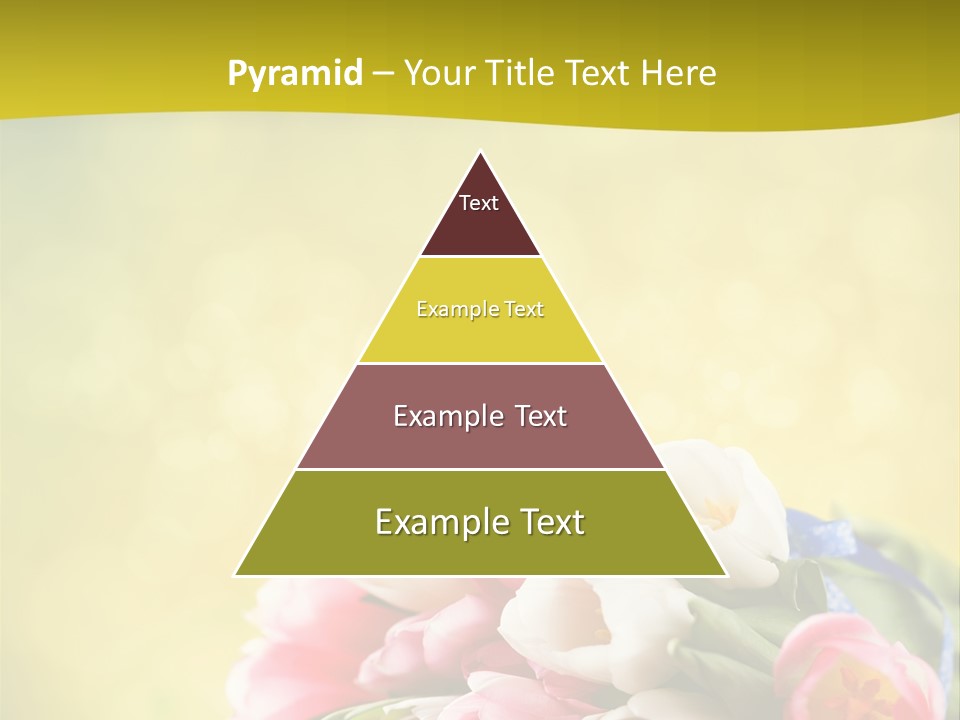 Tulpe April Dekorativ PowerPoint Template