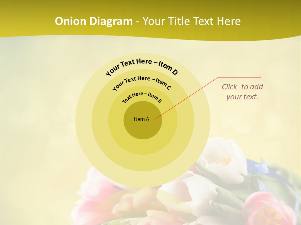 Tulpe April Dekorativ PowerPoint Template