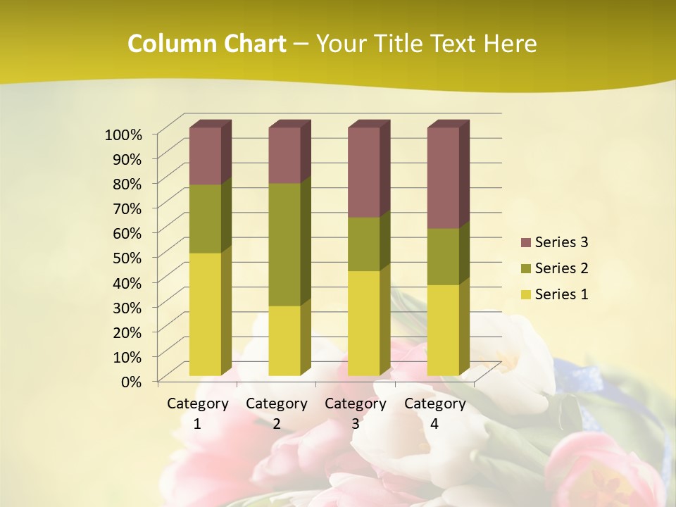 Tulpe April Dekorativ PowerPoint Template