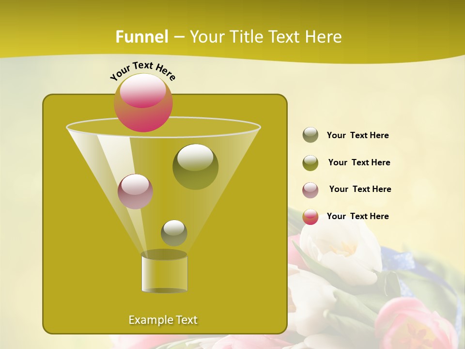 Tulpe April Dekorativ PowerPoint Template