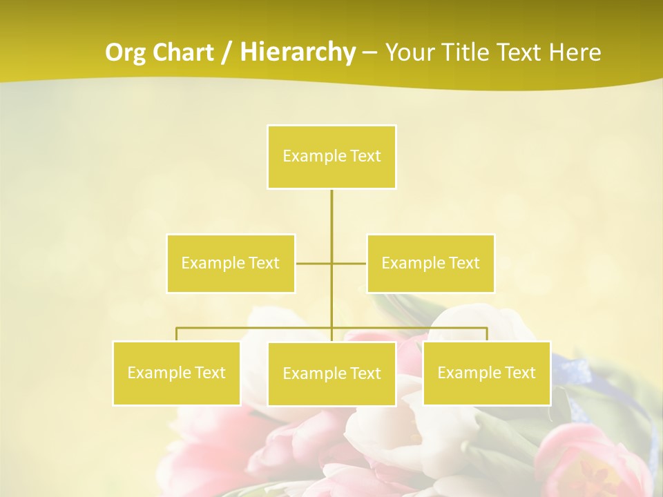 Tulpe April Dekorativ PowerPoint Template