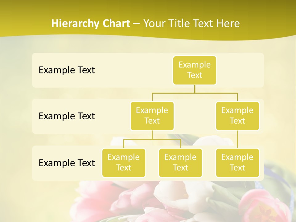 Tulpe April Dekorativ PowerPoint Template