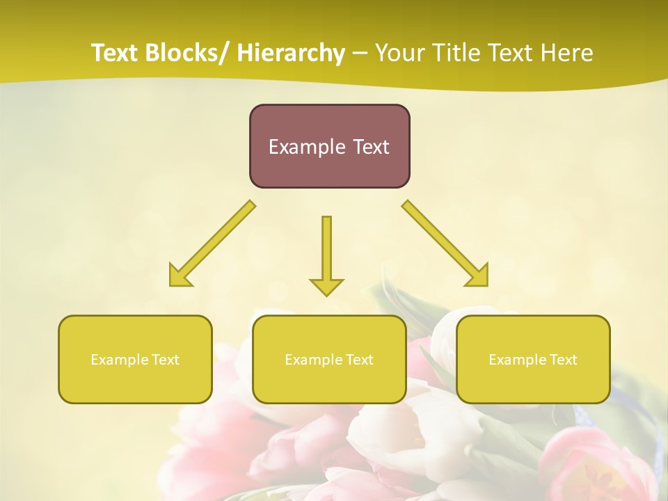 Tulpe April Dekorativ PowerPoint Template