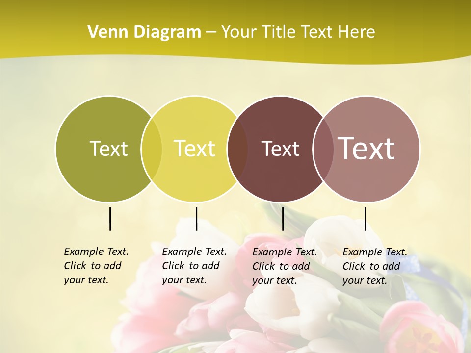 Tulpe April Dekorativ PowerPoint Template