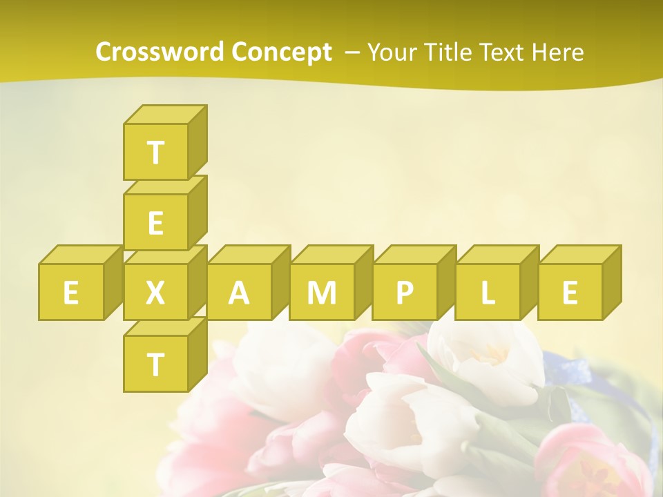 Tulpe April Dekorativ PowerPoint Template