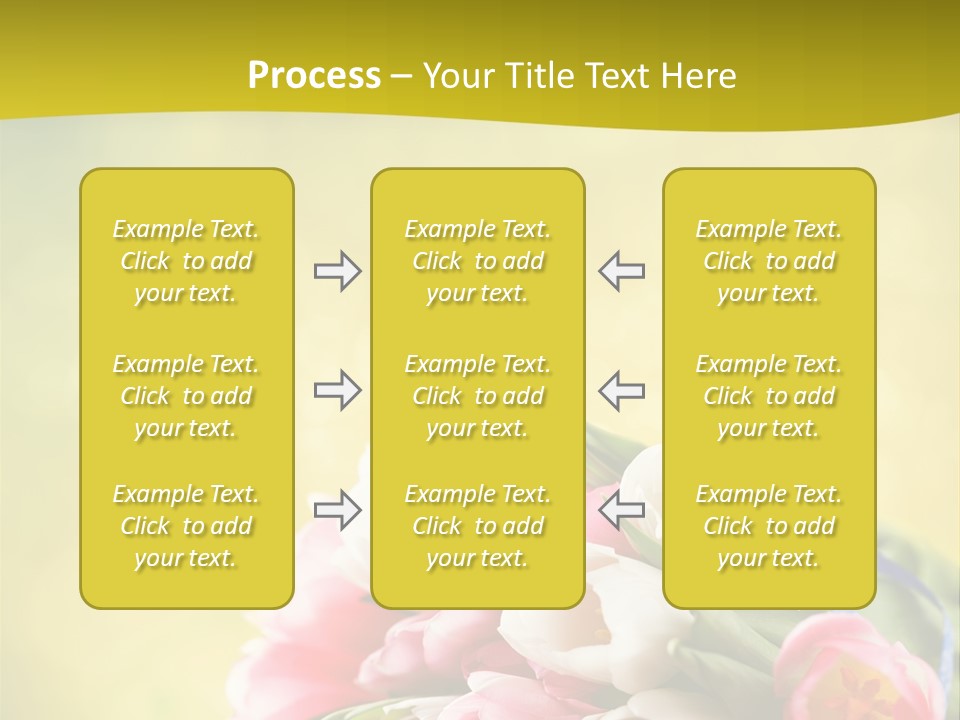 Tulpe April Dekorativ PowerPoint Template