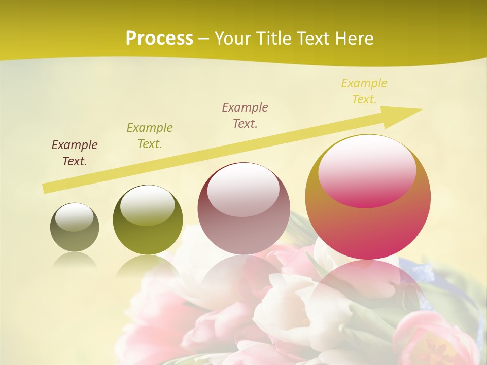 Tulpe April Dekorativ PowerPoint Template