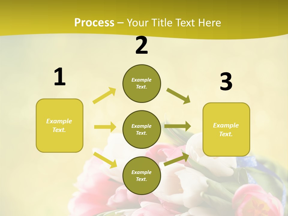 Tulpe April Dekorativ PowerPoint Template