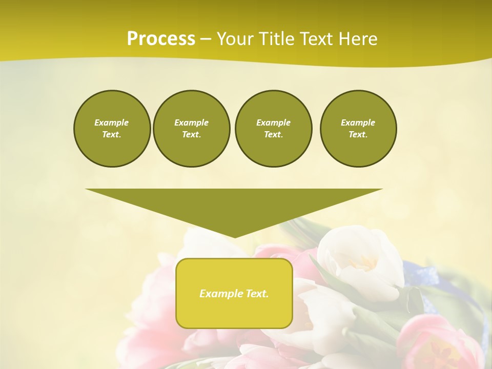 Tulpe April Dekorativ PowerPoint Template