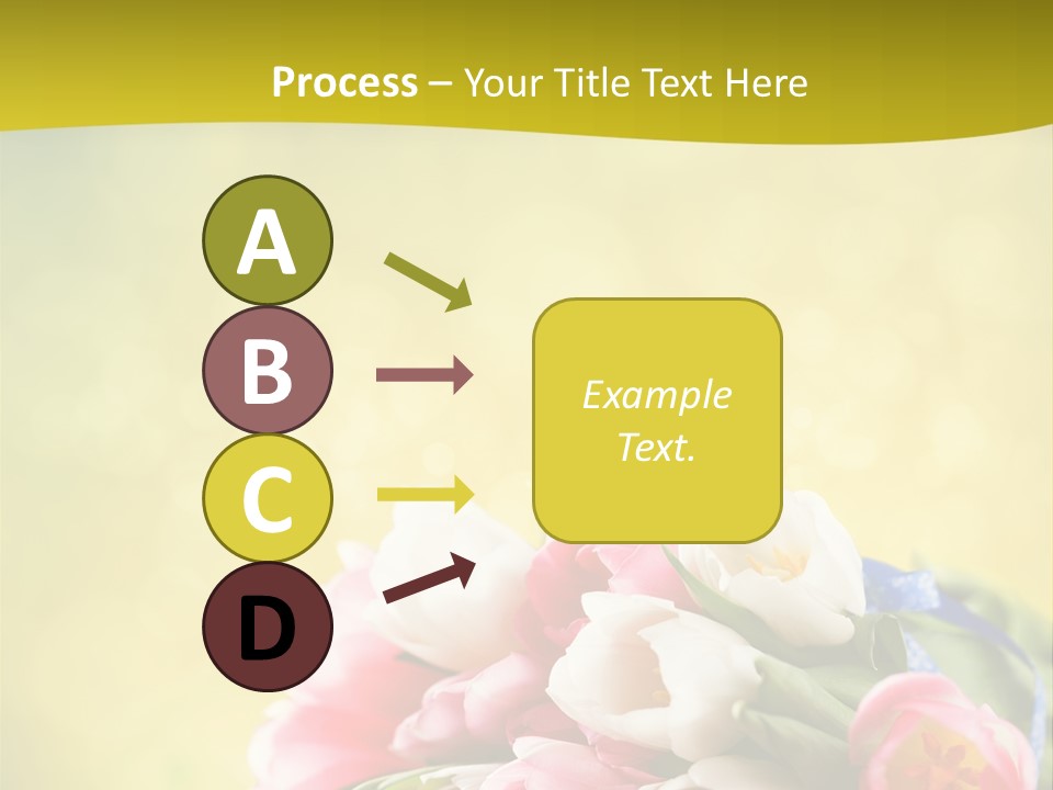 Tulpe April Dekorativ PowerPoint Template