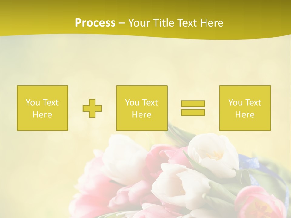 Tulpe April Dekorativ PowerPoint Template