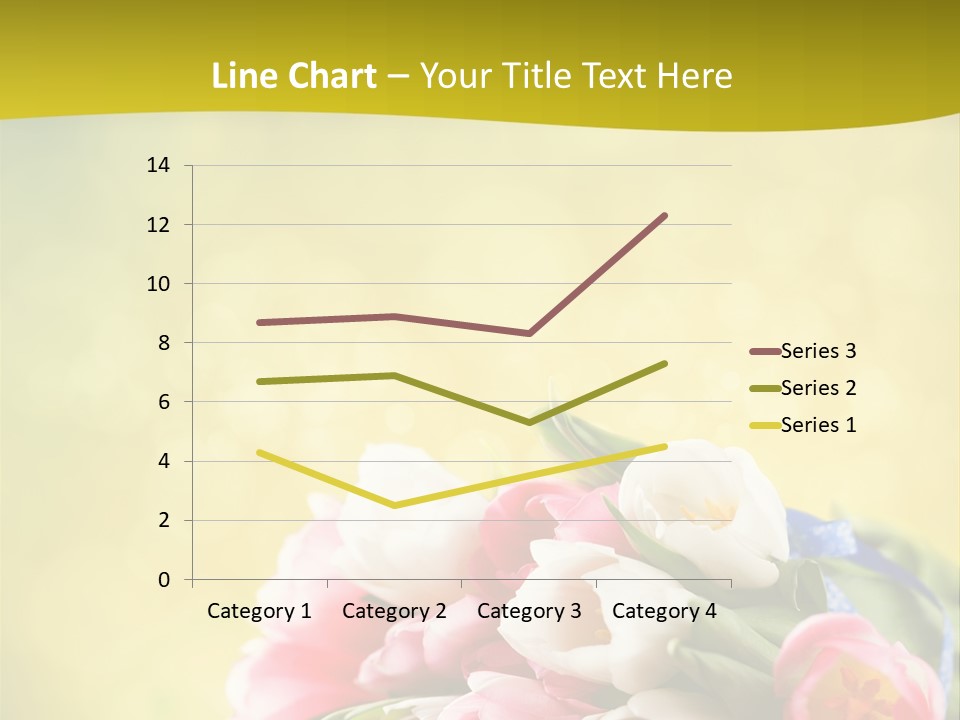 Tulpe April Dekorativ PowerPoint Template