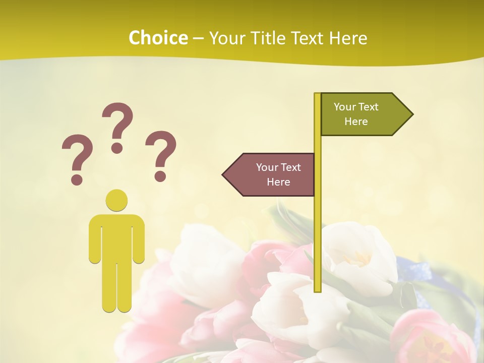 Tulpe April Dekorativ PowerPoint Template