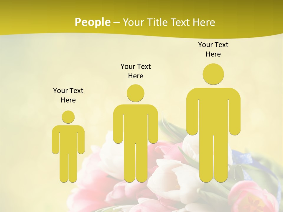 Tulpe April Dekorativ PowerPoint Template