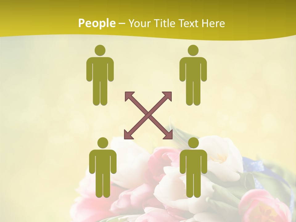 Tulpe April Dekorativ PowerPoint Template