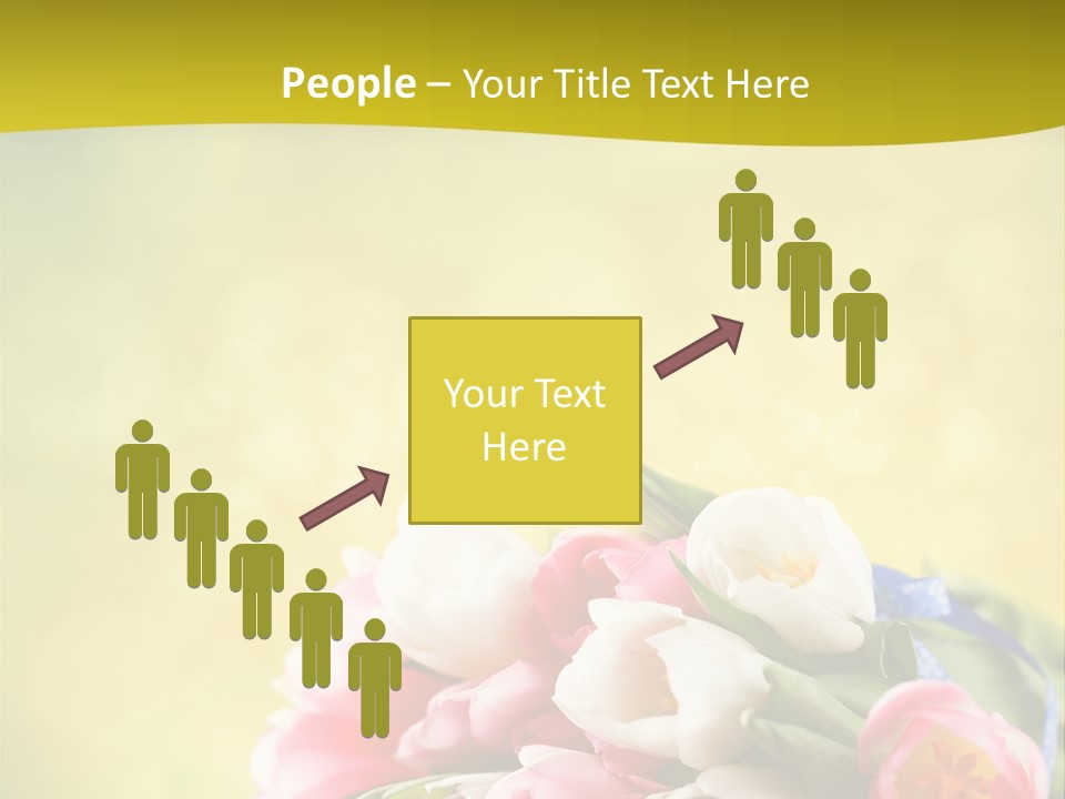 Tulpe April Dekorativ PowerPoint Template