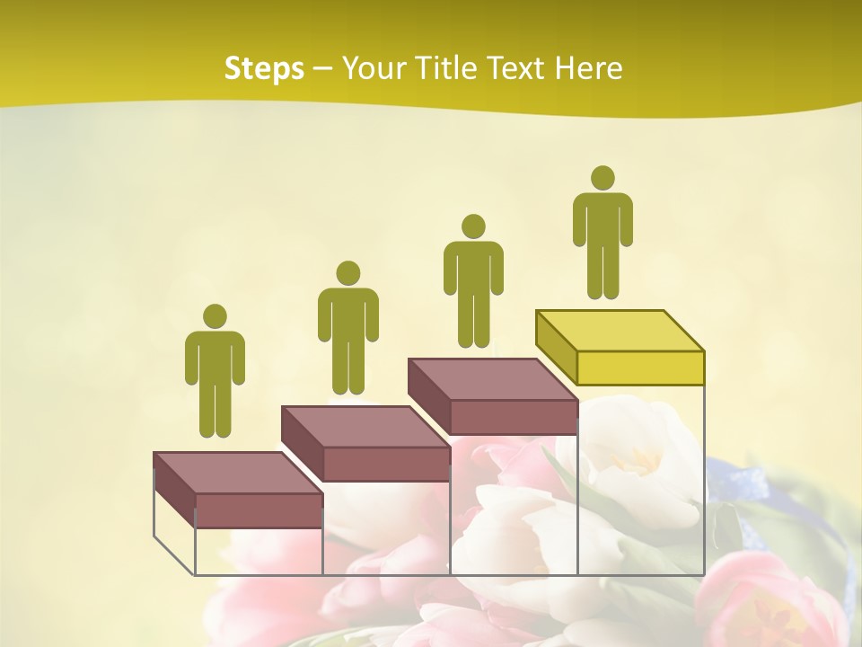 Tulpe April Dekorativ PowerPoint Template
