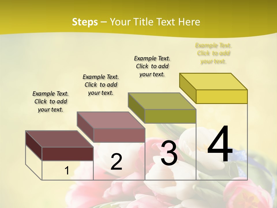 Tulpe April Dekorativ PowerPoint Template