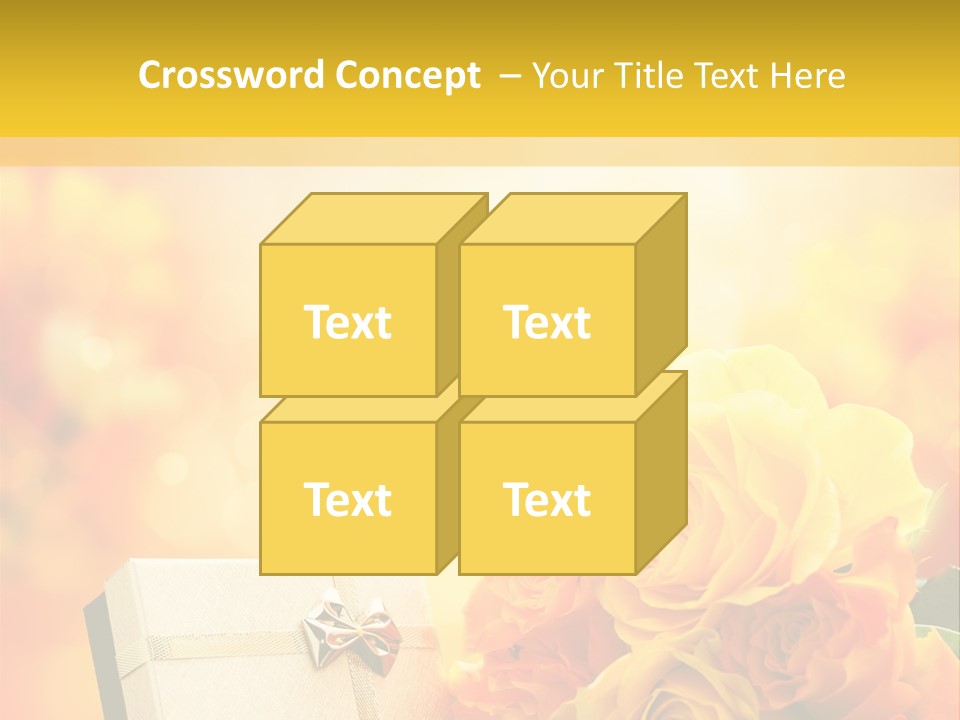 Rose Strau Floral PowerPoint Template