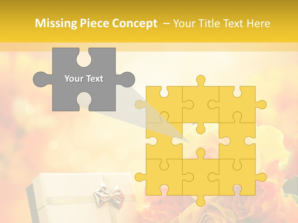 Rose Strau Floral PowerPoint Template