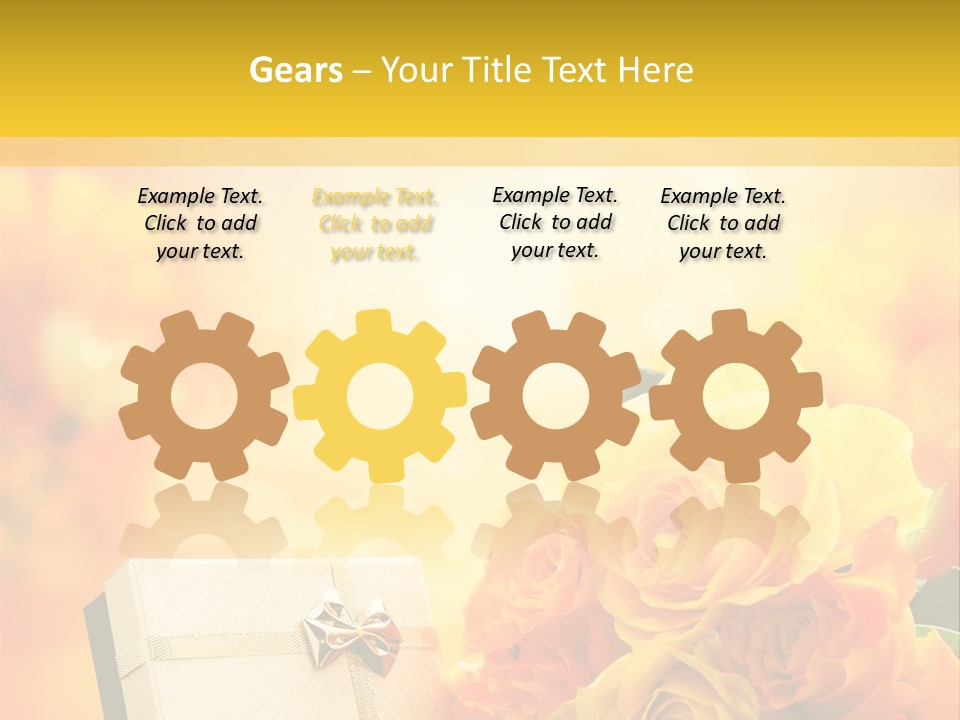 Rose Strau Floral PowerPoint Template