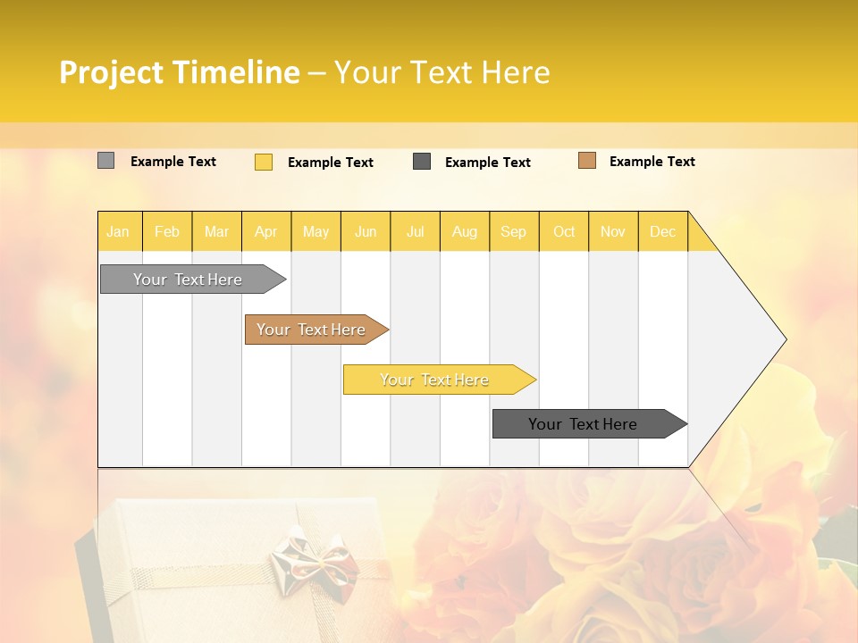 Rose Strau Floral PowerPoint Template