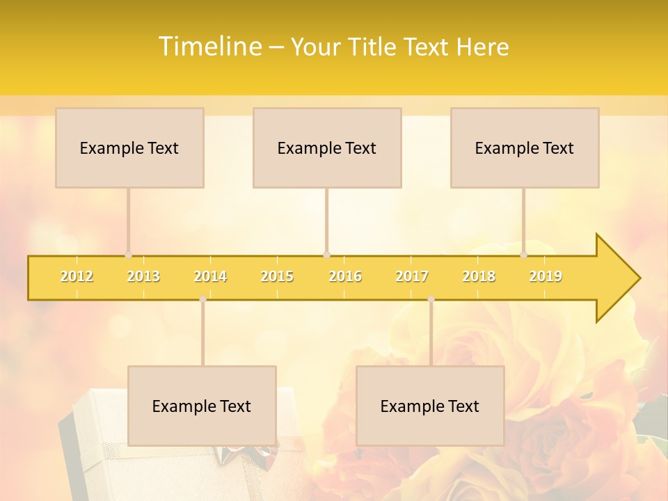 Rose Strau Floral PowerPoint Template