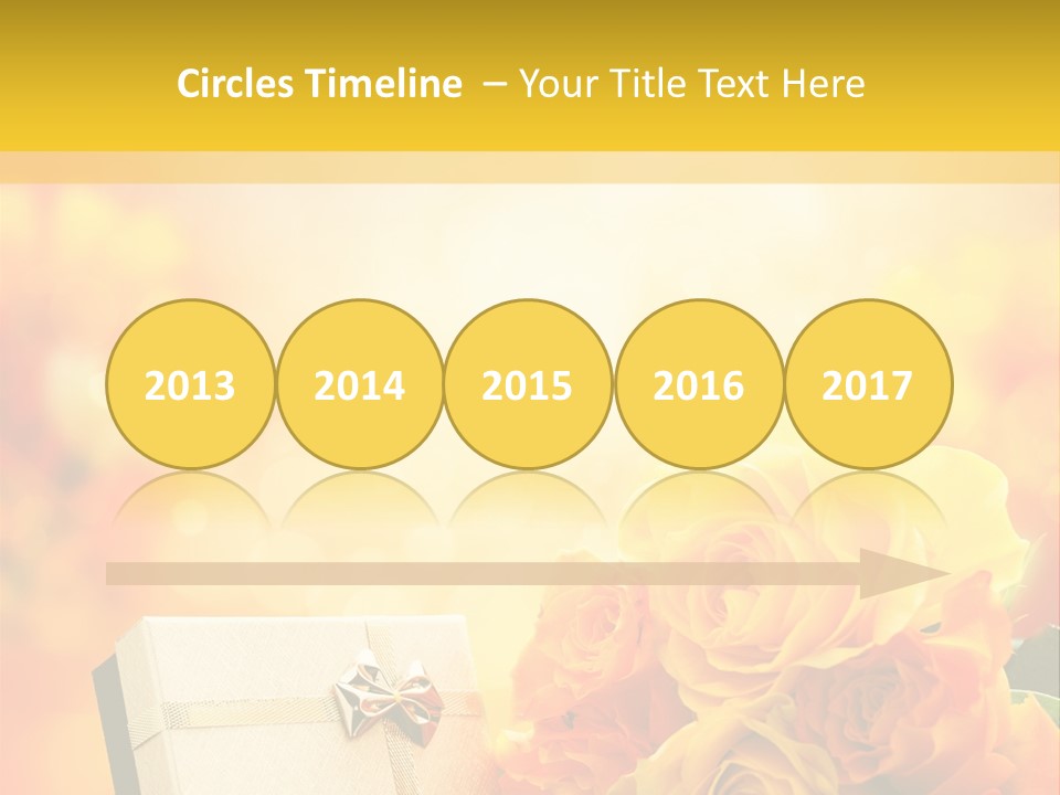 Rose Strau Floral PowerPoint Template