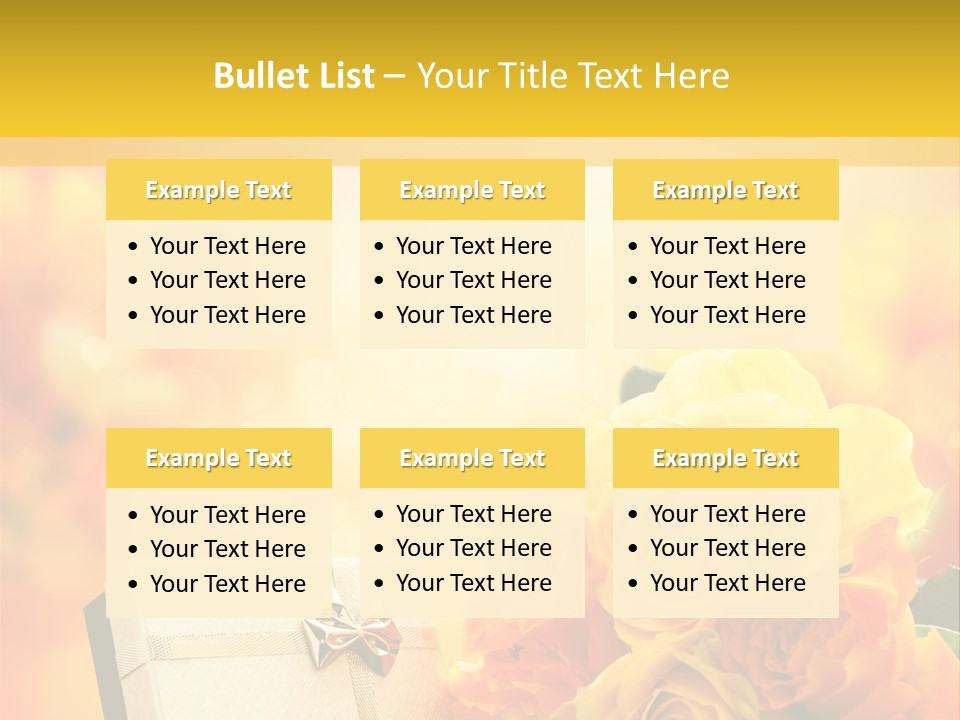 Rose Strau Floral PowerPoint Template