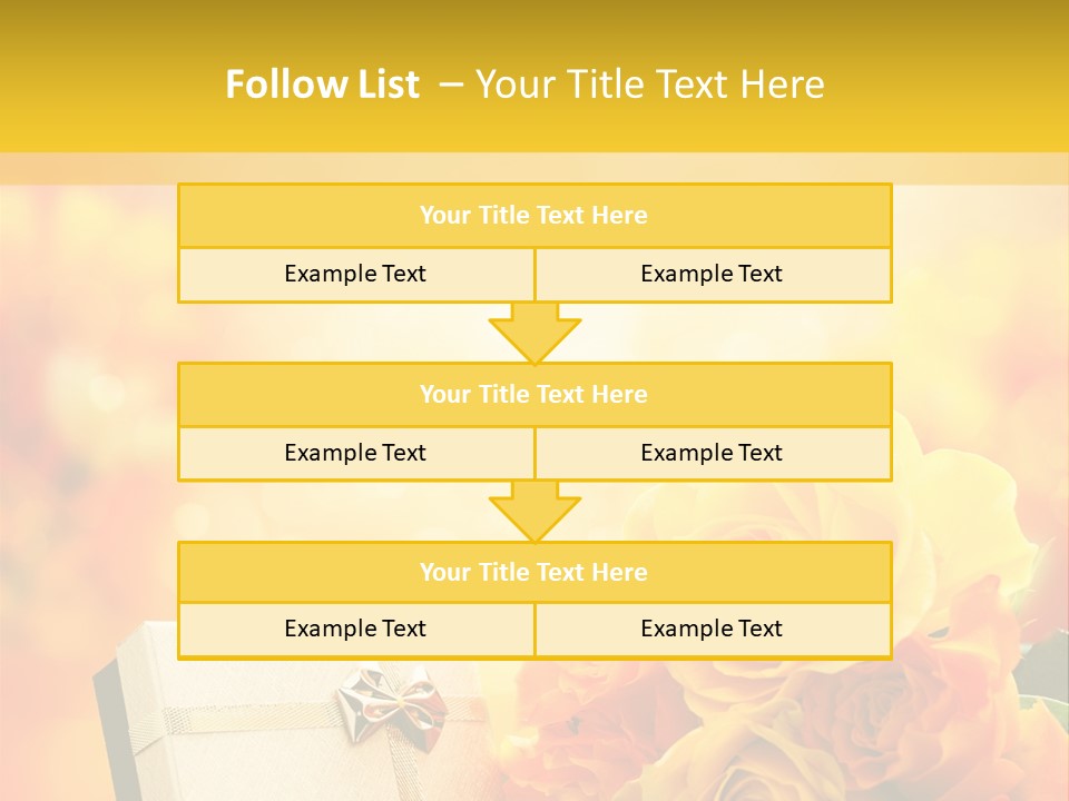 Rose Strau Floral PowerPoint Template