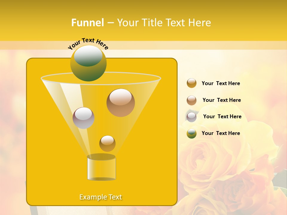 Rose Strau Floral PowerPoint Template