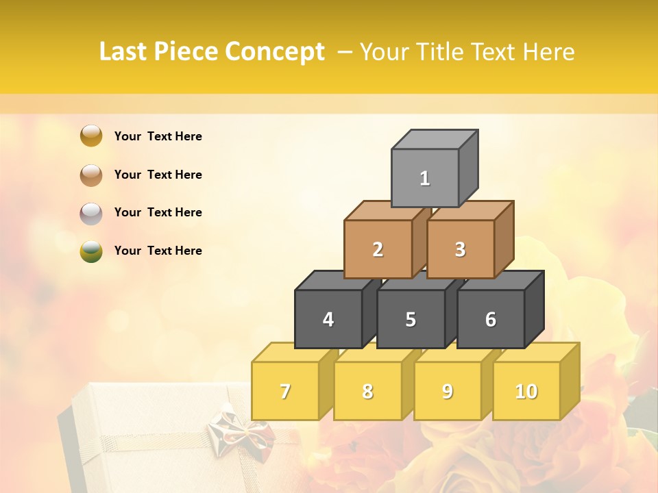 Rose Strau Floral PowerPoint Template