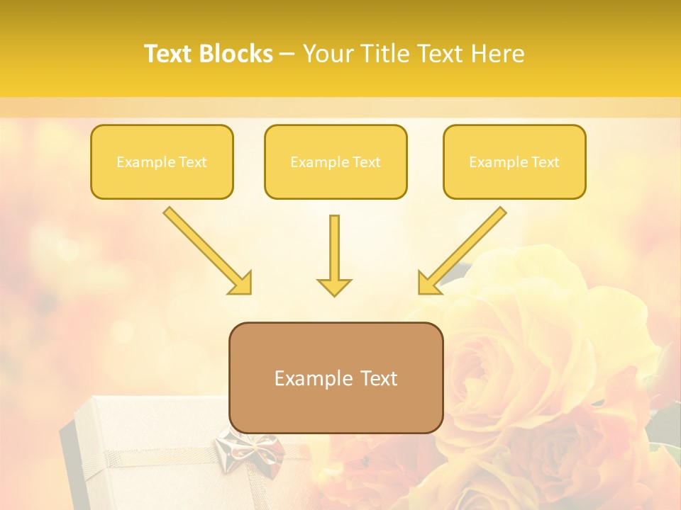 Rose Strau Floral PowerPoint Template