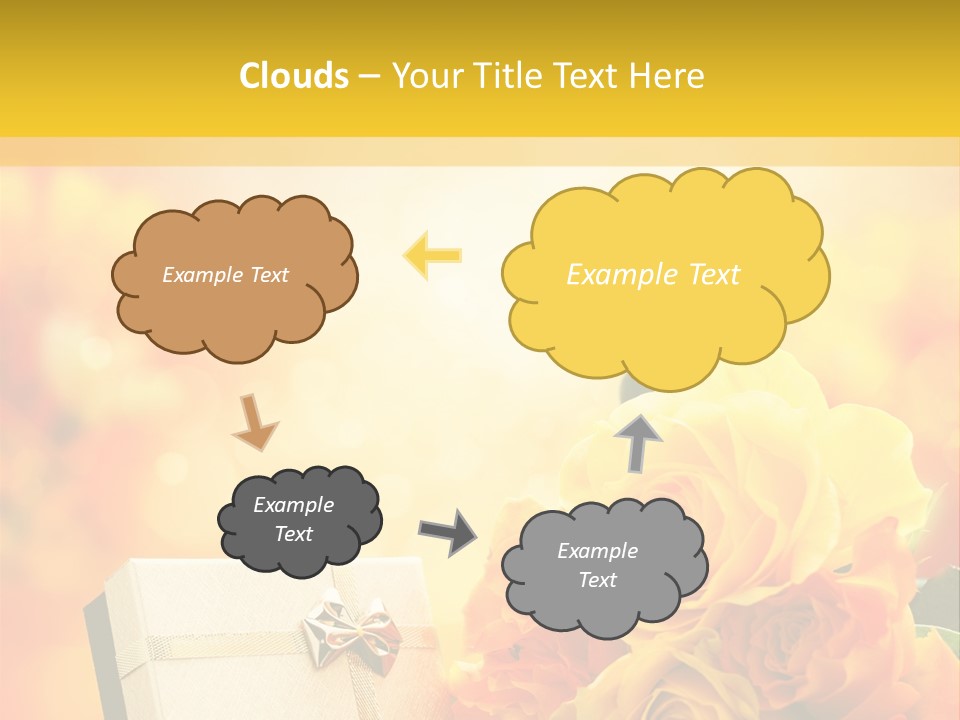 Rose Strau Floral PowerPoint Template