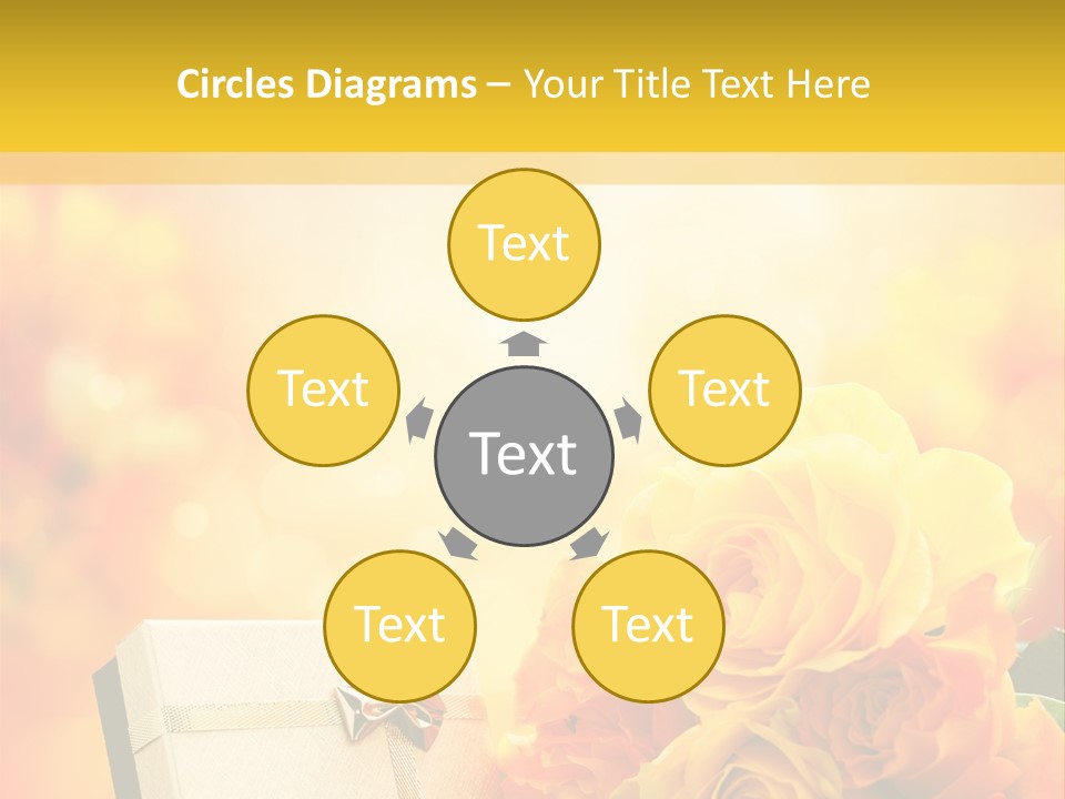 Rose Strau Floral PowerPoint Template