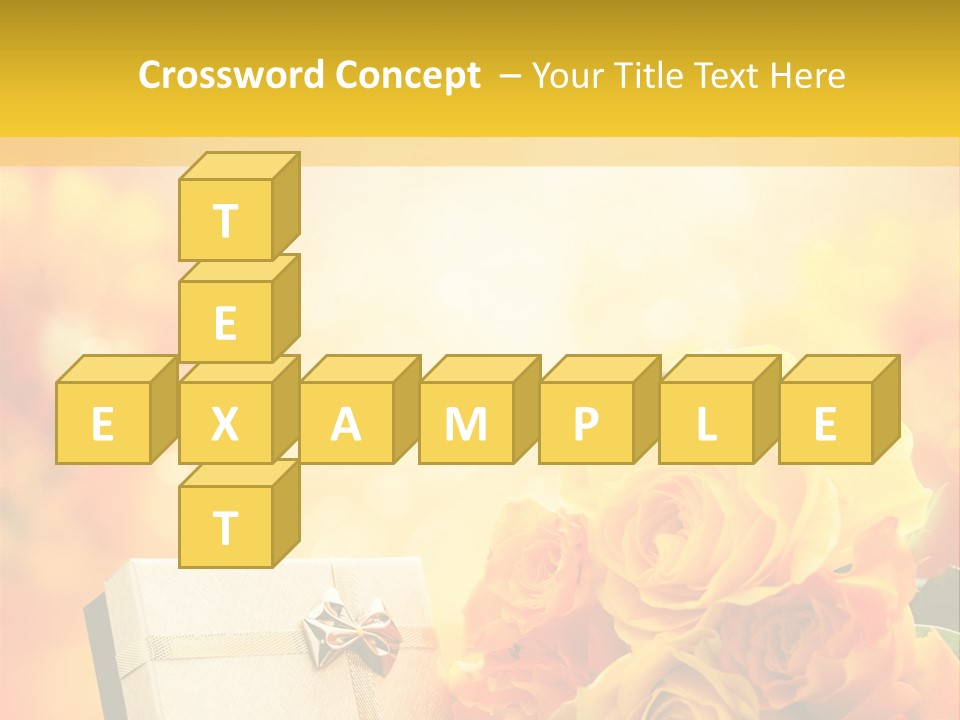 Rose Strau Floral PowerPoint Template