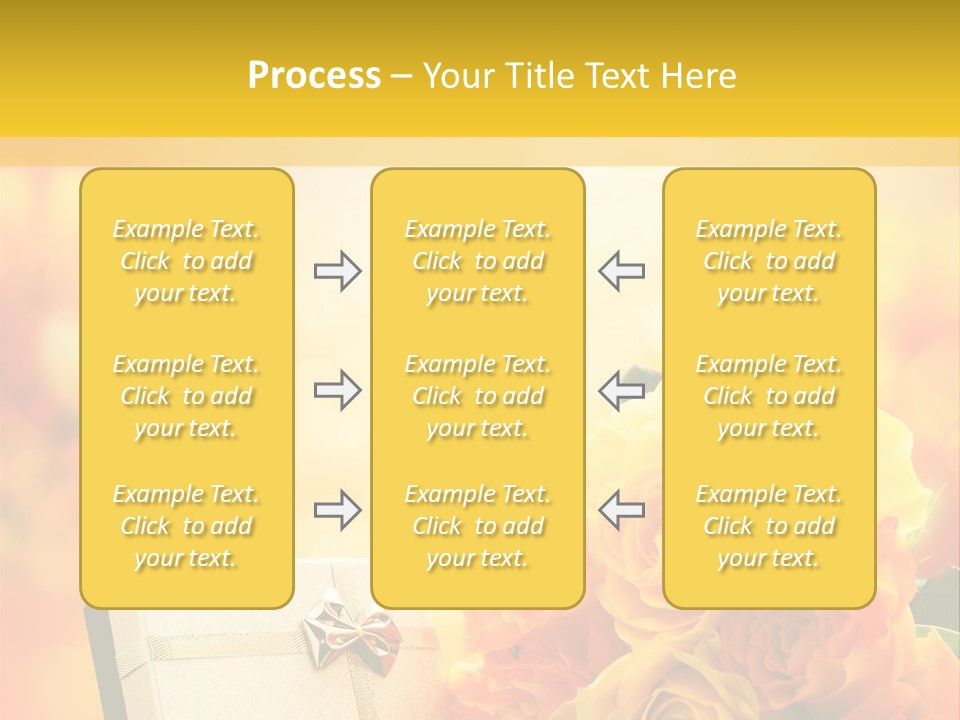 Rose Strau Floral PowerPoint Template
