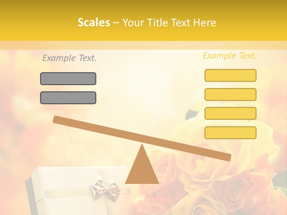 Rose Strau Floral PowerPoint Template